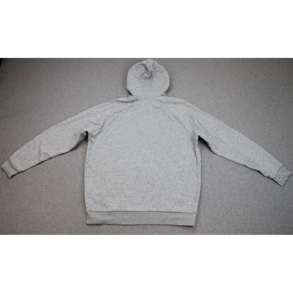 Under Armour Hoodie Mens Medium Gray Fleece Lined Long Sleeve Logo Pullover - Picture 2 of 7